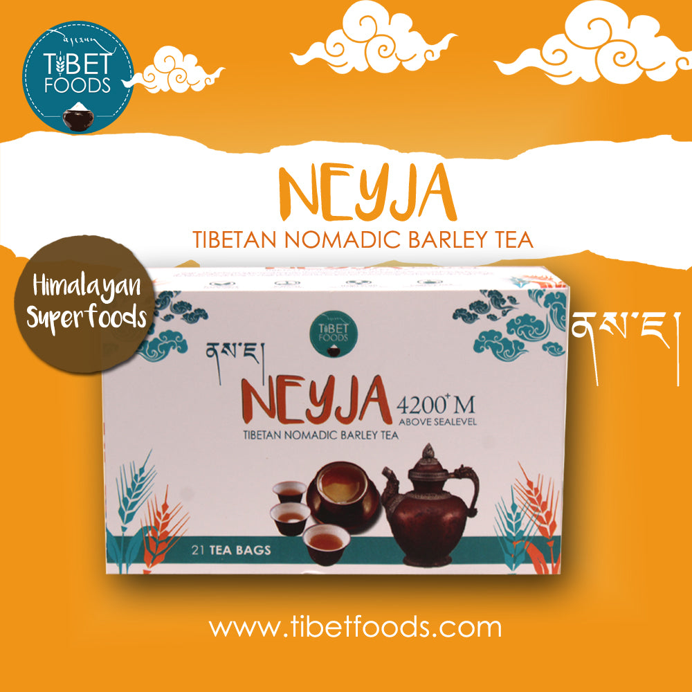 Ney Ja - Barley Tea, Caffeine Free Herbal Tea, Roasted Himalayan blue barley. Health Drinks, coffee substitute.
