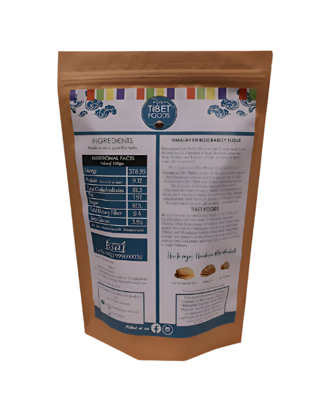 Himalayan Blue Barley Flour - Jau ka Atta,4200+mt above Sea level