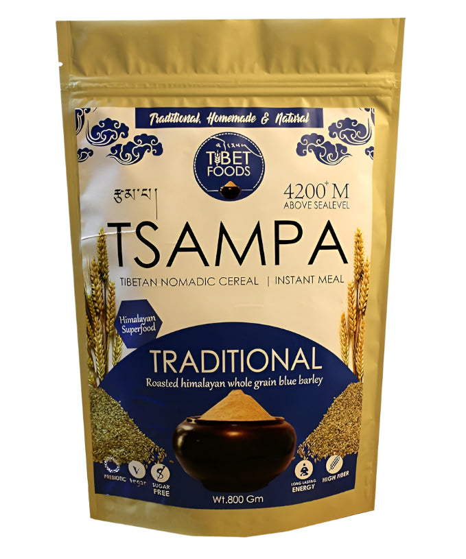 TSAMPA - Tibetan Nomadic Cereal - Himalayan Blue Barley Sattu - 4200+m ...